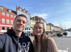 Audrey et Hugo à Copenhague