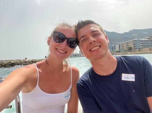 Audrey et Hugo à Gibraltar